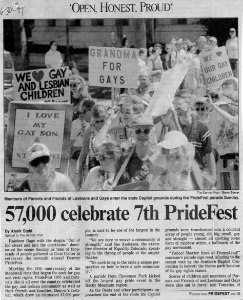 Denver Post: Open, Honest, Proud